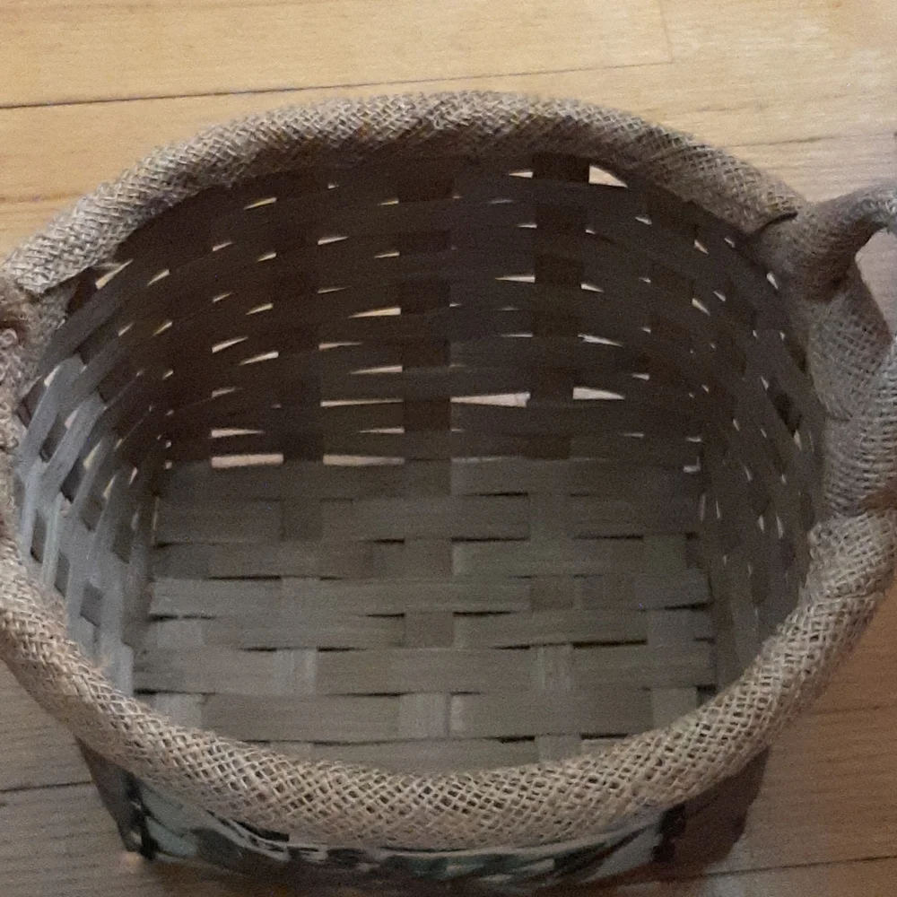 Painted Grapes Basket